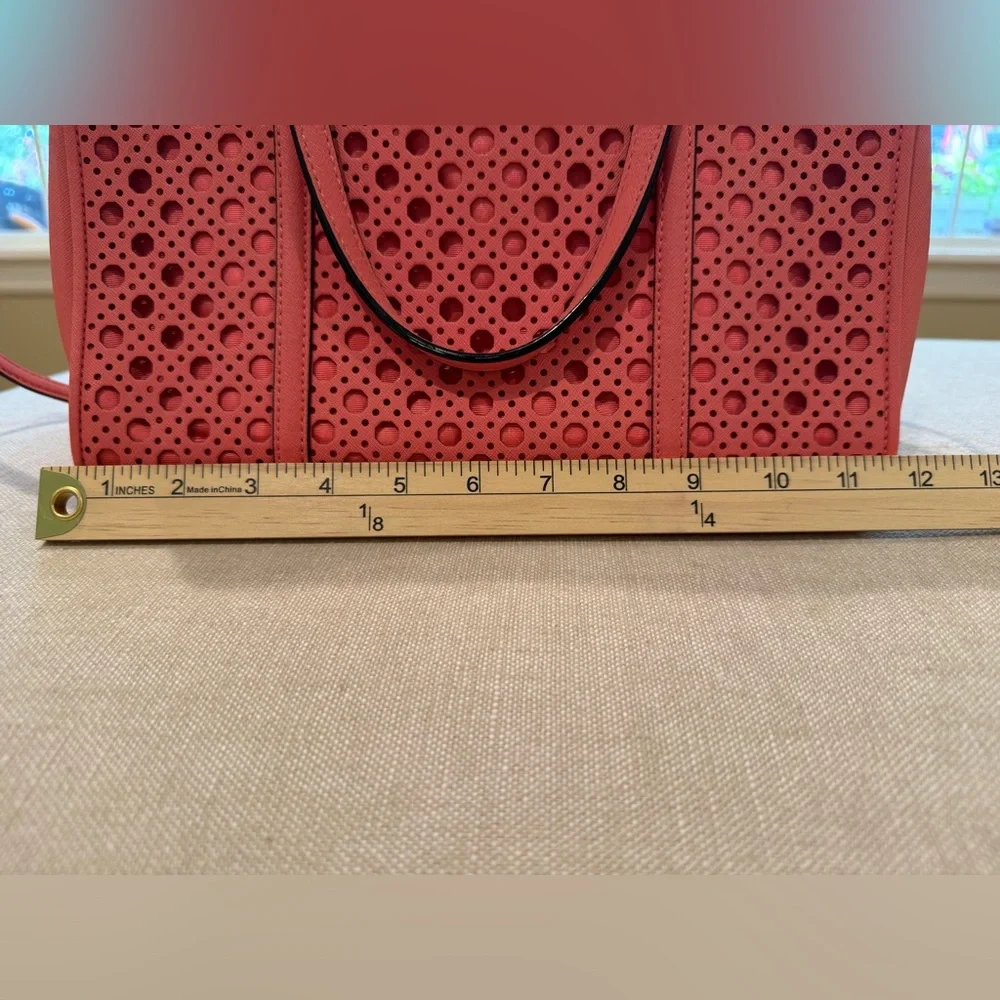 Kate Spade romy newbury lane caning leather satchel tote - Picture 8 of 12